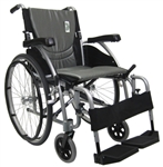 Karman S-Ergo 115 20" Ultra Lightweight Ergonomic Wheelchair with Swing Away Footrest