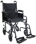 Brand New High Quality Karman T-2700 tool-less Detachable Desk Length Armrest Transport Wheelchair