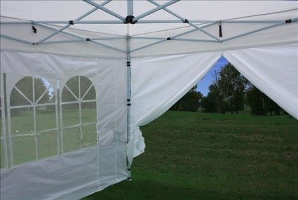 10' x 10' Pop Up White Party Tent
